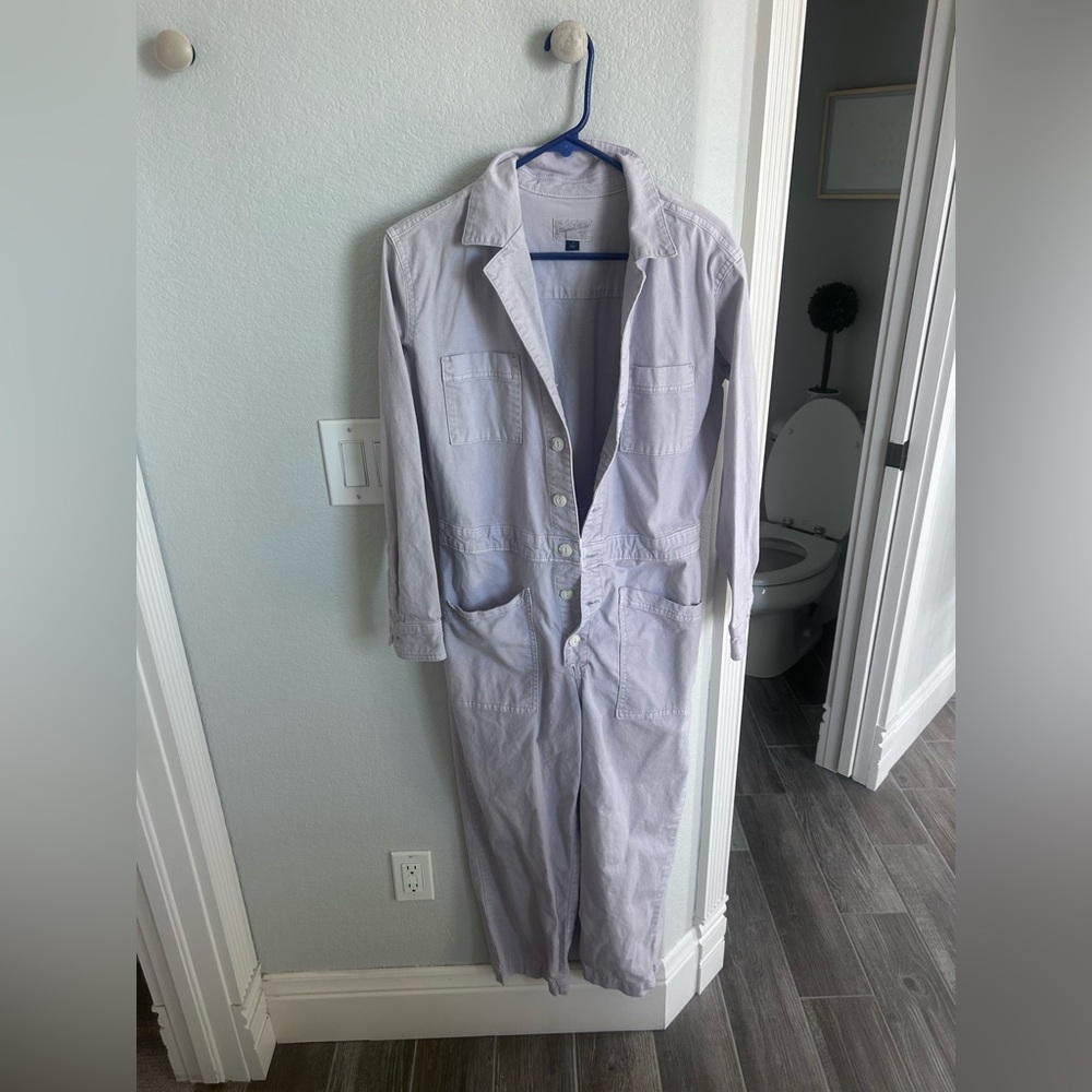 Universal Thread Lavender Button-Up Jumpsuit - image 1